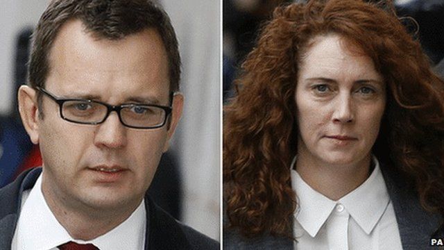 Andy Coulson and Rebekah Brooks