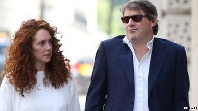 Rebekah and Charlie Brooks