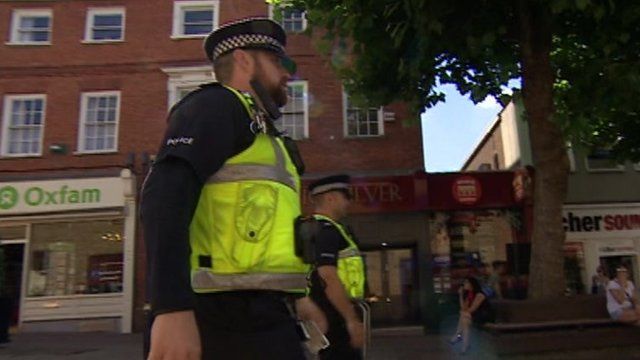 Officers on patrol
