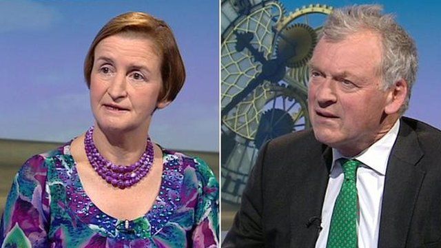 Nia Griffith and Glyn Davies
