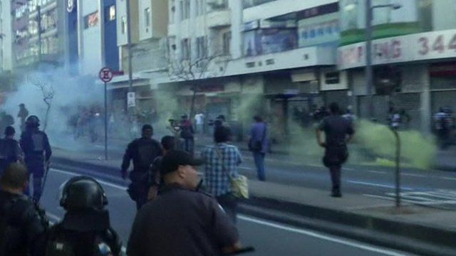 Protest in Rio de Janeiro