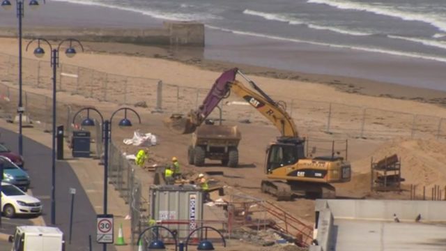 Redcar beach