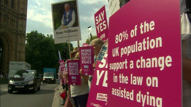 Campaigners for assisted dying