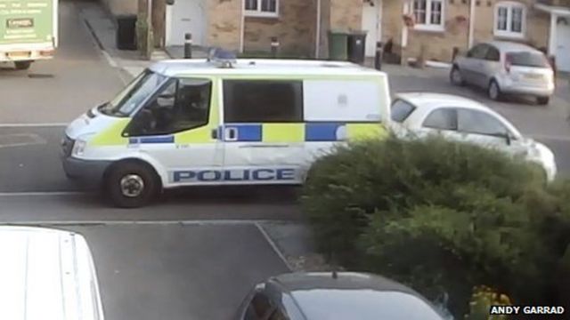 Police van shunt