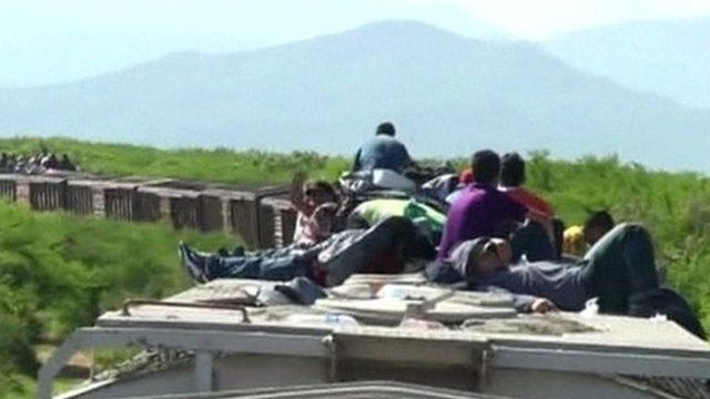 Children on top of a train
