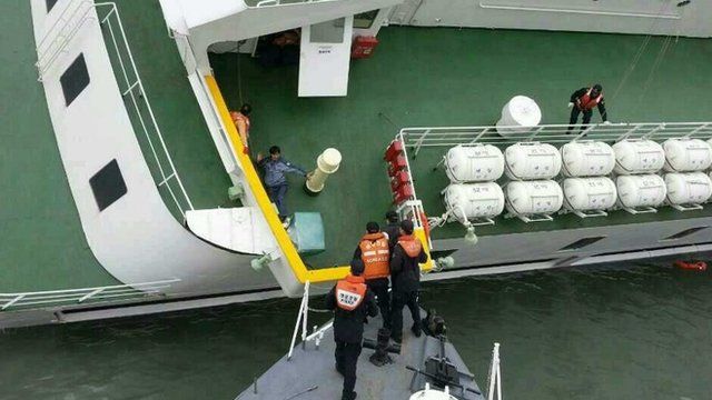 Students had obeyed the crew's orders to stay put