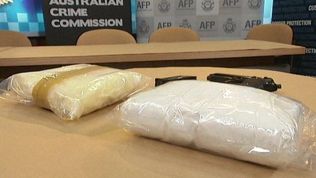 Drugs worth £11m were sent from the UK to Australia by international courier