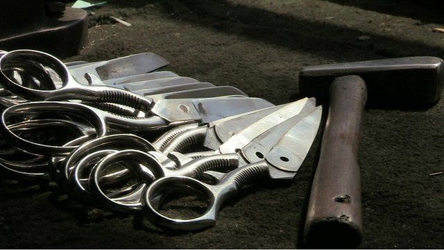 Part made scissors