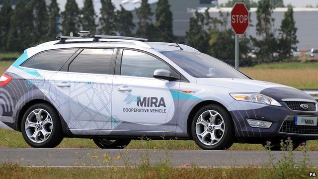 A driverless car