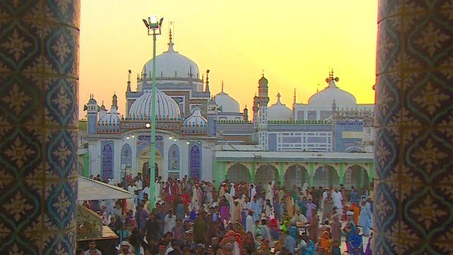 Sufi shrine of Shah Abdul Latif Bhittai