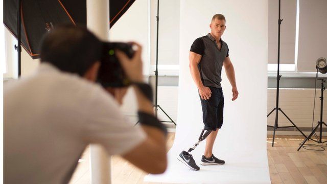 Jack Eyers modelling for photo shoot