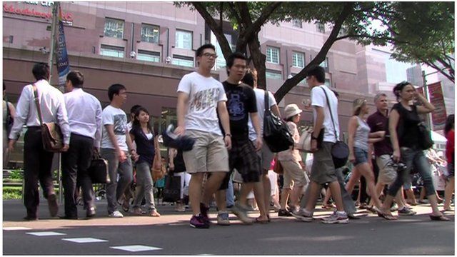 People walking