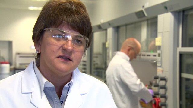 Enterprise Minister Arlene Foster said Stormont departments are helping the industry with investments
