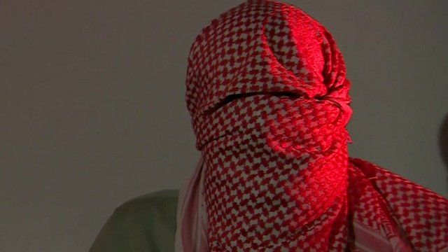 British Muslim disguised with headscarf