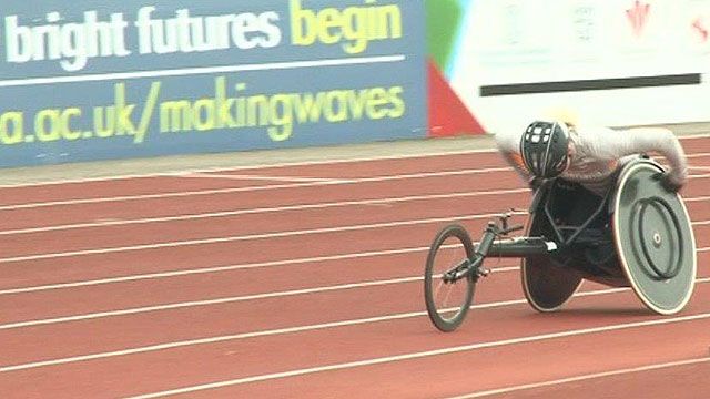 Para-athlete in Swansea