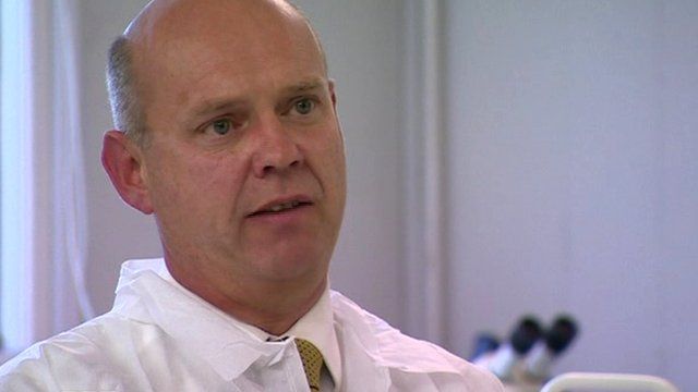 Forensic scientist Peter Barker