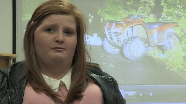 Rebekah Glass had part of her brain removed and suffered a stroke after the accident