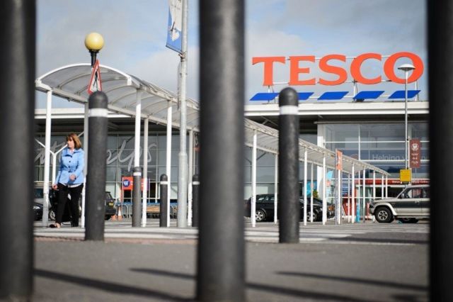 A Tesco store