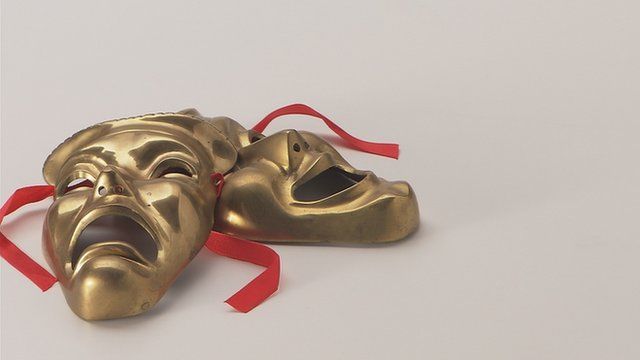 Masks of comedy and tragedy