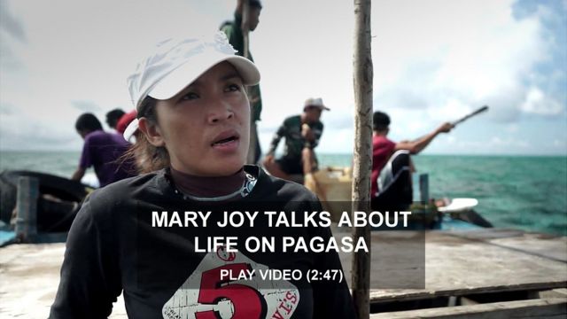 Mary Joy - administrator on the island of Pagasa