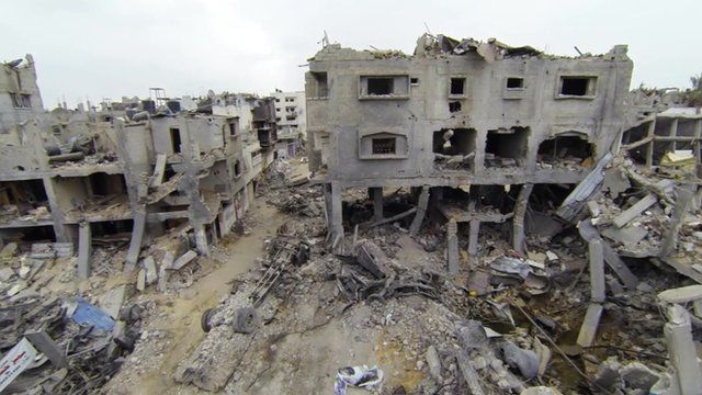 Drone footage reveals the extent of damage to Gaza City