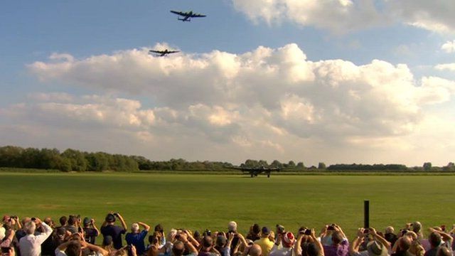 Three Lancasters