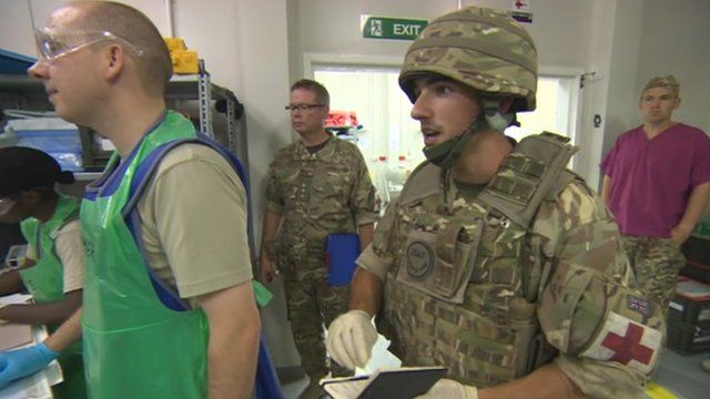 The 34 Field Hospital at Camp Bastion