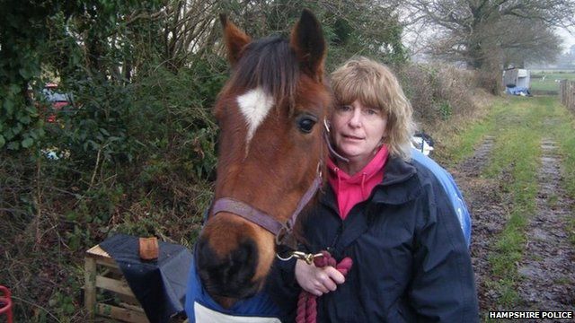 Penelope Davis with horse