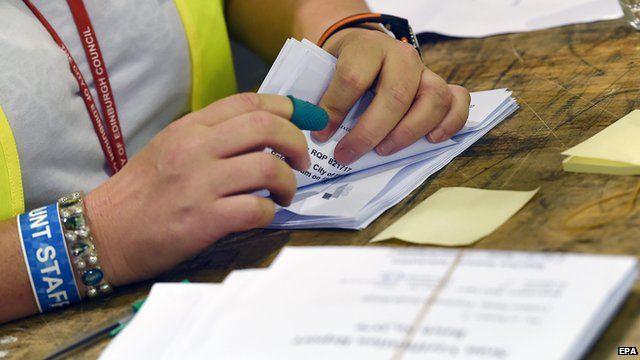 Votes are counted