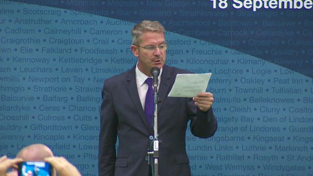 Vote result announced
