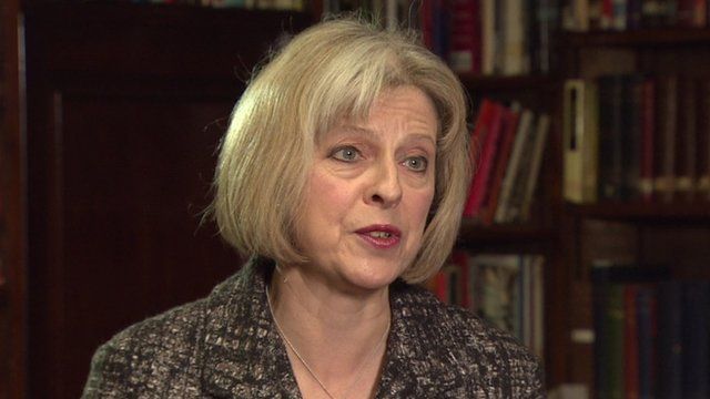 Home Secretary Theresa May