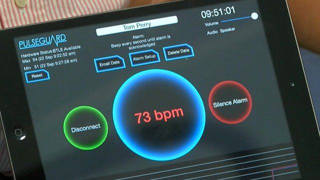 Health monitor developed by Thomas Perry's parents