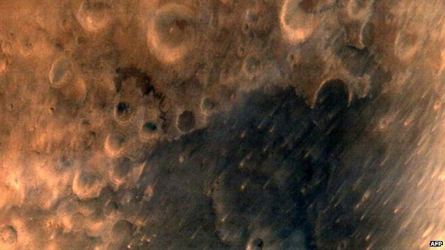 Surface of Mars as seen from India's satellite