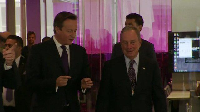 David Cameron and Michael Bloomberg