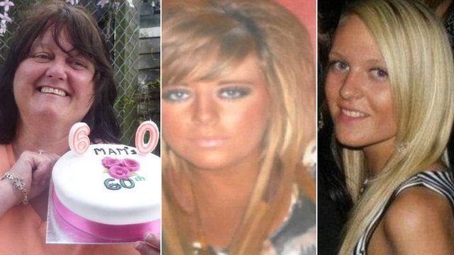 (L to R) Anne Peachey, Rebecca Learoyd and Megan Robinson