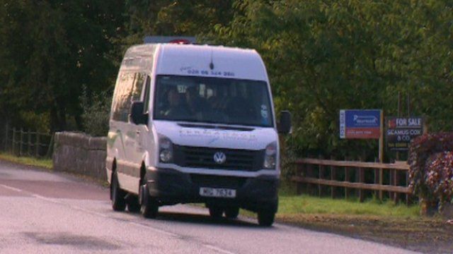 The bus provides an essential service to those living in rural areas in County Fermanagh