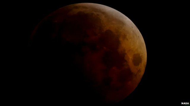 Lunar eclipse. 8 Oct 2014