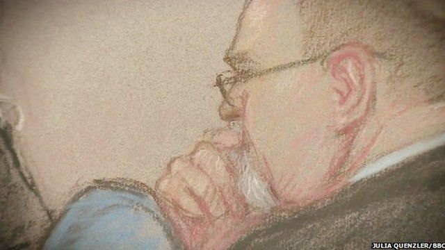 Eddie Graham court sketch