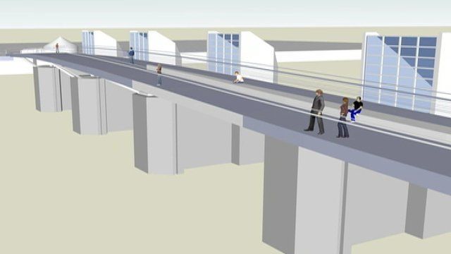 The new bridge will improve access for cyclists, but some have questioned its cost