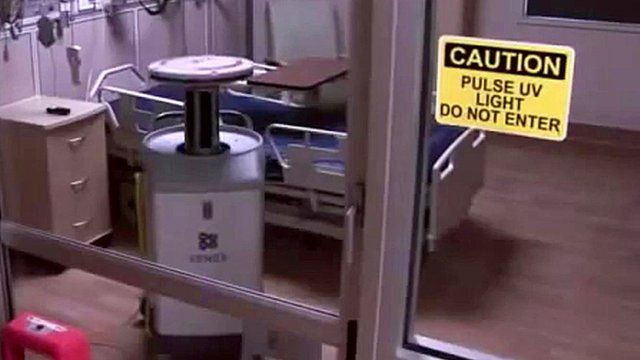 Little Moe, prototype robot capable of destroying viruses