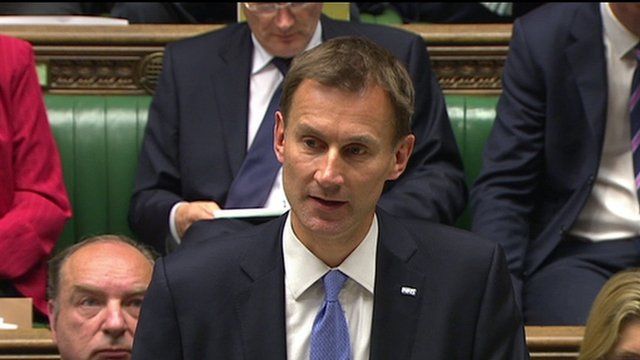 Health Secretary Jeremy Hunt