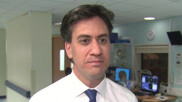 Labour leader Ed Miliband
