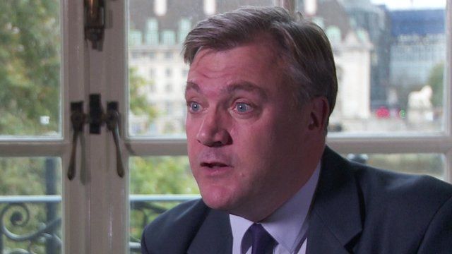 Shadow chancellor of the exchequer Ed Balls