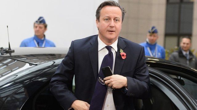 The British Prime Minister, David Cameron