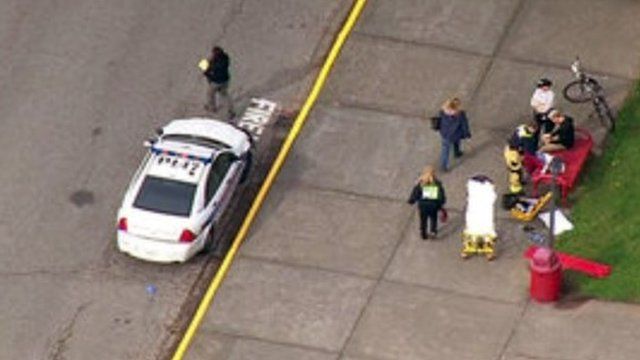 Scene of school shooting