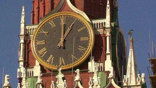 Clock in Russia