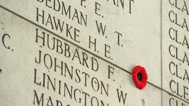 war memorial in Ypres