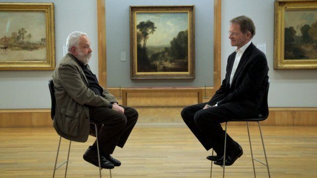 Mike Leigh and Nicholas Serota