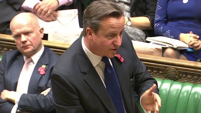 David Cameron at PMQs