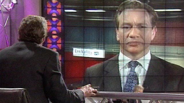 Jeremy Paxman interviews Michael Portillo after his defeat in the 1997 general election